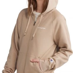 Champion Women's Powerblend Full-Zip Hoodie For Women Country Walnut -Champion Shop unnamed file 103