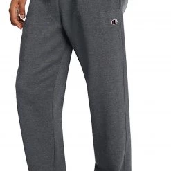 Champion Men's Powerblend Fleece Relaxed Bottom Pants For Men Oxford
