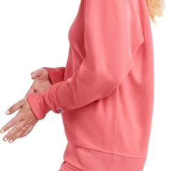 Champion Women's Powerblend Fleece Oversized Crew Sweatshirt For Women Oxford Gray -Champion Shop unnamed file 141