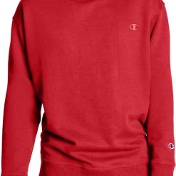 Champion Men's Powerblend Fleece Crewneck Sweatshirt For Men Oxford Gray