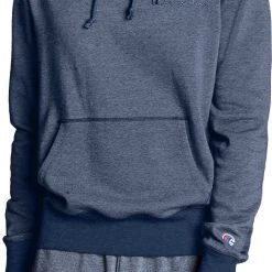 Champion Men's Heritage Heather YC Pullover Hoodie For Men Mdngh Vst Blu Sro/mdnght
