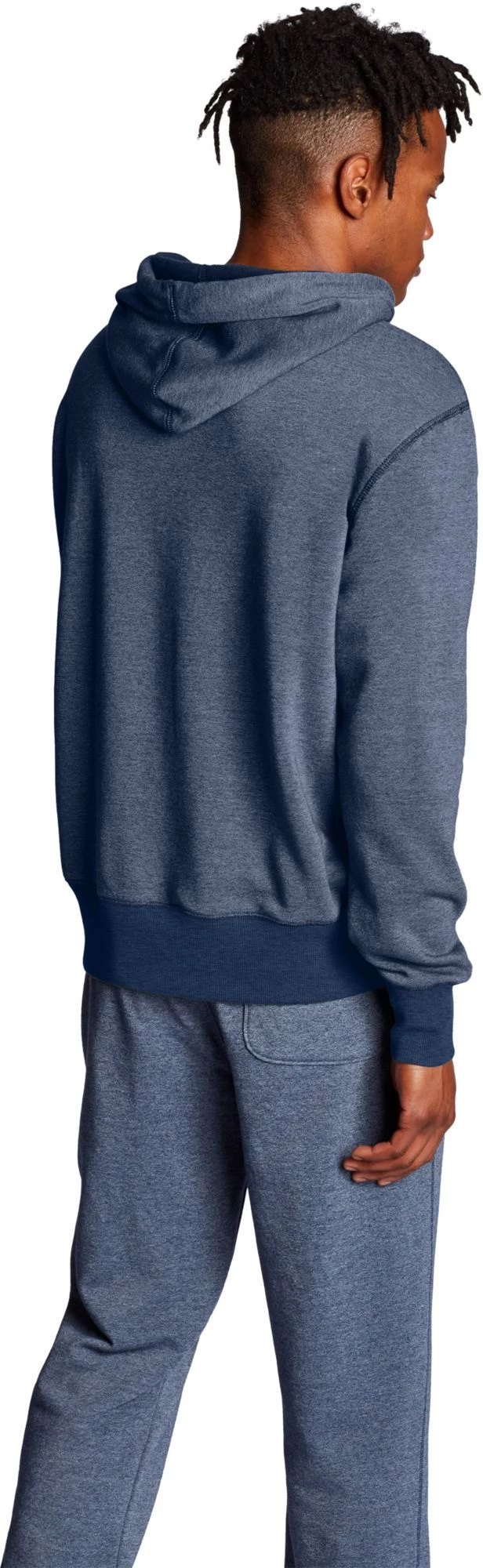 Champion Men's Heritage Heather YC Pullover Hoodie For Men Mdngh Vst Blu Sro/mdnght 6 Champion Men's Heritage Heather YC Pullover Hoodie For Men Mdngh Vst Blu Sro/mdnght - Image 4