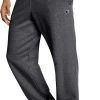 Champion Men's Powerblend Fleece Open Bottom Pants For Men Black -Champion Shop unnamed file 149