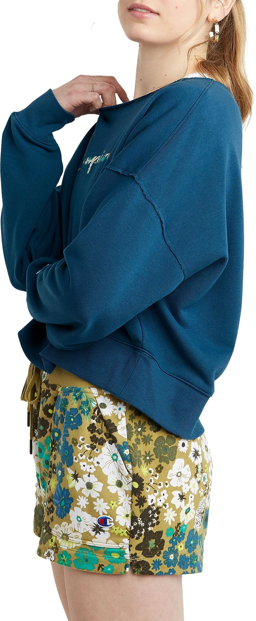 Champion Women's Campus French Terry Crewneck For Women Inari 5 Champion Women's Campus French Terry Crewneck For Women Inari - Image 3