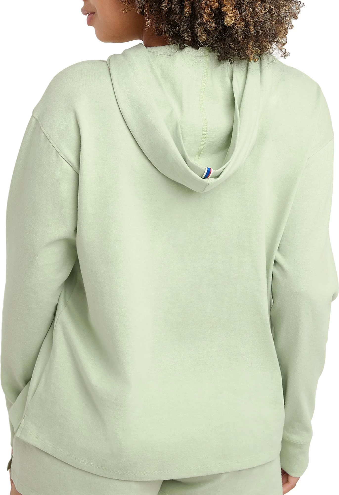 Champion Women's Middleweight Brush Stroke Script Logo T-Shirt Hoodie For Women Urban Lilac 4 Champion Women's Middleweight Brush Stroke Script Logo T-Shirt Hoodie For Women Urban Lilac - Image 2