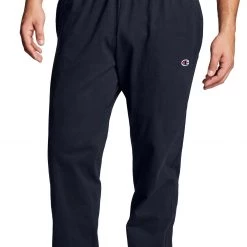 Champion Men's Closed Bottom Jersey Pants (Regular And Big & Tall) For Men Oxford Gray