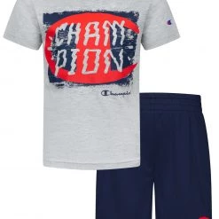 Champion Boys' Washed Up Champion Set For Boys' Oxford Heather/navy