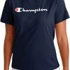 Champion Women's Classic T-Shirt For Women Oxford Gray -Champion Shop unnamed file 213