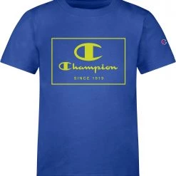 Champion Boys' Boxed Graphic T-Shirt For Boys' Bozetto Blue