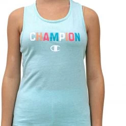 Champion Girls' Collegiate Tank Top For Girls' Blue Mist Heather