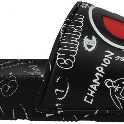 Champion Men's IPO Doodle Slides For Men Blue/white