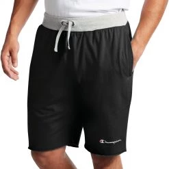Champion Men's Athletics Middleweight Shorts For Men Black/oxford Gray