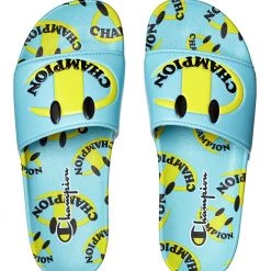 Champion Men's IPO Smile Slides For Men White/yellow -Champion Shop unnamed file 287
