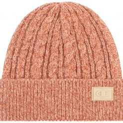 Champion Women's Broadcast Cuff Beanie For Women Brown/pink
