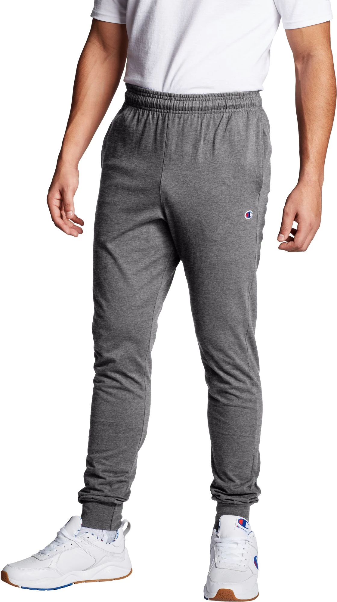 Champion Men's Jersey Joggers For Men Granite Heather 3 Champion Men's Jersey Joggers For Men Granite Heather