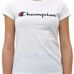 Champion Girls' Original Short Sleeve T-Shirt For Girls' White