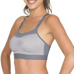 Champion Women's Show-Off Sports Bra For Women Black