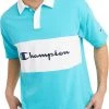 Champion Men's Middleweight Rugby Polo For Men Electric Cyan/white -Champion Shop unnamed file 317