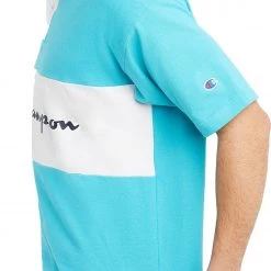 Champion Men's Middleweight Rugby Polo For Men Electric Cyan/white -Champion Shop unnamed file 319