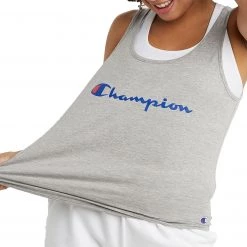 Champion Women's Classic Tank Top For Women Oxford Gray