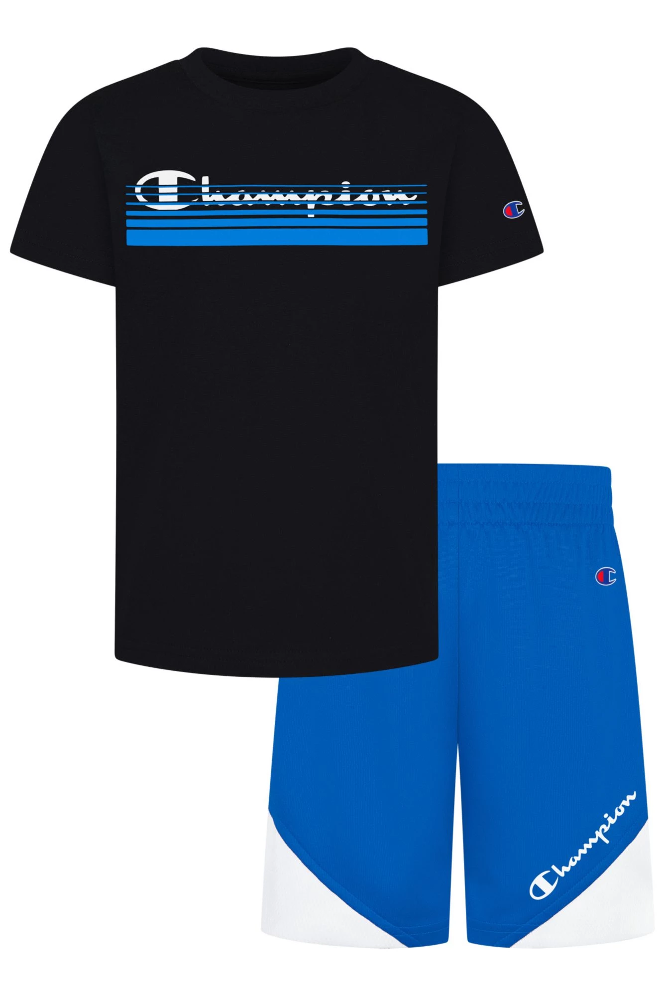 Champion Boys' Sunrise Script Set For Boys' Black/bozzetto Blue 3 Champion Boys' Sunrise Script Set For Boys' Black/bozzetto Blue