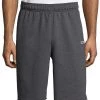 Champion Men's Powerblend Fleece Shorts For Men Oxford Gray