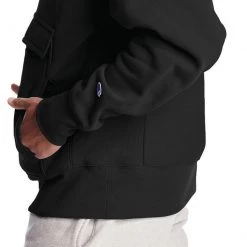 Champion Men's Reverse Weave Anorak For Men Black -Champion Shop unnamed file 35