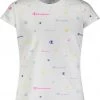 Champion Girls' Printed Logo Short Sleeve T-Shirt For Girls' White -Champion Shop unnamed file 374