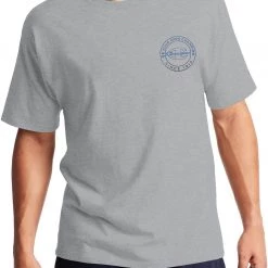 Champion Men's Classic Circle Graphic T-Shirt For Men Oxford Gray