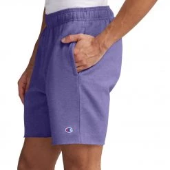 Champion Men's 7" Powerblend Fleece Shorts For Men Iris Purple -Champion Shop unnamed file 386