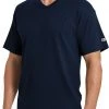 Champion Men's Classic Jersey V-Neck T-Shirt For Men Navy -Champion Shop unnamed file 387