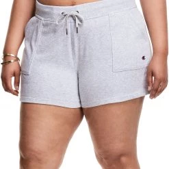 Champion Women's Campus French Terry Shorts For Women Oxford Gray -Champion Shop unnamed file 397