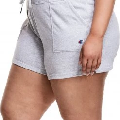 Champion Women's Campus French Terry Shorts For Women Oxford Gray -Champion Shop unnamed file 399