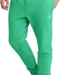 Champion Men's Reverse Weave Joggers For Men Green Crisp
