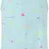 Champion Girls' Collegiate Print Tank Top For Girls' Blue Mist -Champion Shop unnamed file 429