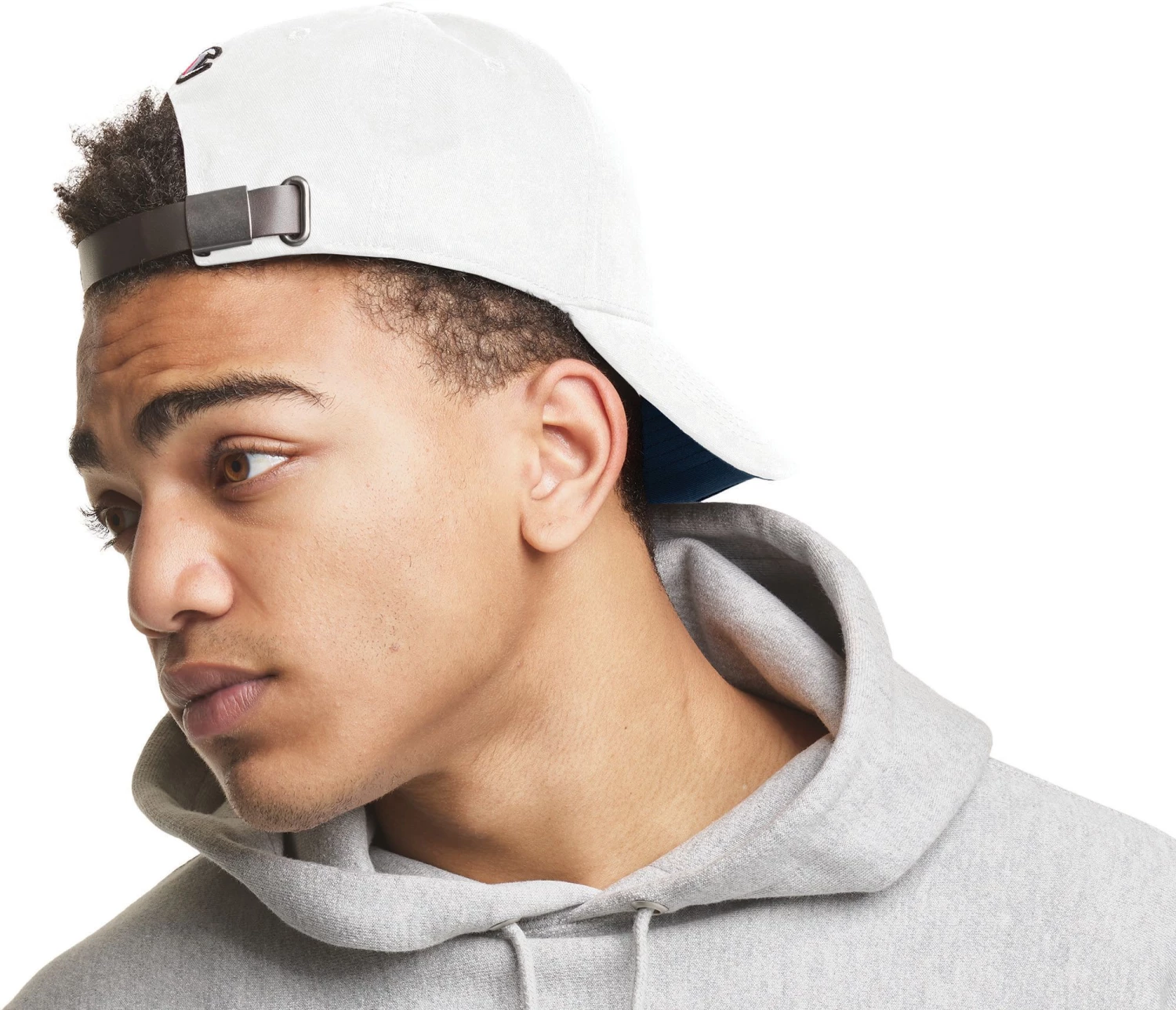 Champion Adult Classic Twill Adjustable Hat For Men White 3 Champion Adult Classic Twill Adjustable Hat For Men White