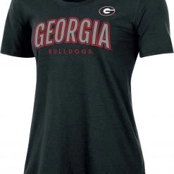 Champion Women's Georgia Bulldogs Black T-Shirt For Women