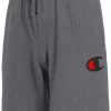 Champion Men's Graphic Powerblend Fleece Shorts For Men Oxford Gray