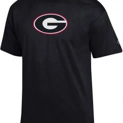 Champion Men's Georgia Bulldogs Powerblend Black T-Shirt For Men