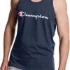 Champion Men's Classic Jersey Graphic Sleeveless Shirt For Men Navy -Champion Shop unnamed file 480