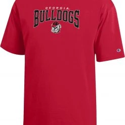 Champion Youth Georgia Bulldogs Red Jersey T-Shirt For Girls'
