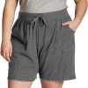 Champion Women's Plus Size Cotton Jersey Shorts For Women Oxford Gray -Champion Shop unnamed file 536