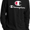 Champion Men's Classic Graphic Long Sleeve Shirt For Men Black -Champion Shop unnamed file 538