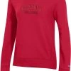 Champion Women's Georgia Bulldogs Red Pullover Crew Sweatshirt For Women -Champion Shop unnamed file 549