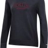 Champion Women's Cincinnati Bearcats Black Pullover Crew Sweatshirt For Women -Champion Shop unnamed file 564