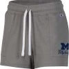 Champion Women's Michigan Wolverines Gray French Terry Shorts For Women -Champion Shop unnamed file 566