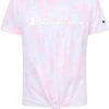 Champion Girls' Printed Tie Dye Tie Front T-Shirt For Girls' Sunbeam Glow -Champion Shop unnamed file 589