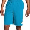 Champion Men's Powerblend Big C Logo Fleece Shorts For Men Deep Blue Water -Champion Shop unnamed file 601