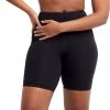 Champion Women's Authentic Bike Brush Stroke Logo Shorts For Women Black -Champion Shop unnamed file 618