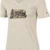 Champion Women's Purdue Boilermakers Oatmeal Asian Culture V-Neck T-Shirt For Women -Champion Shop unnamed file 640